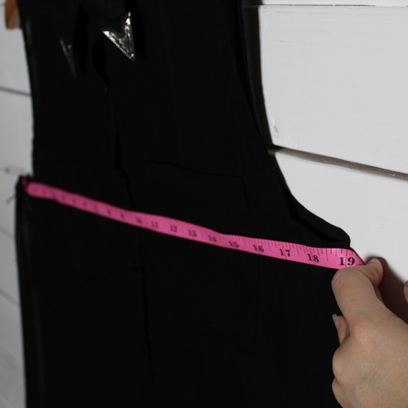 SOLD Sheer Black Button Blouse With Pockets - Picture 7 of 8